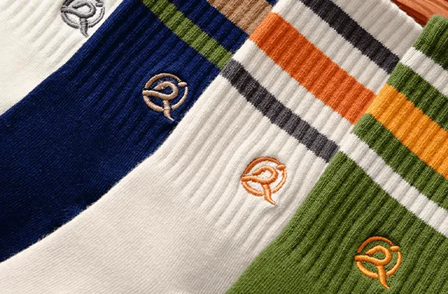 Custom Embroidered Logo Socks